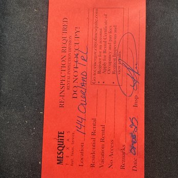Evergreen Property Company - wow, really, out renting housing with a red tag from the city - Property Management Near Me - Austin, Texas