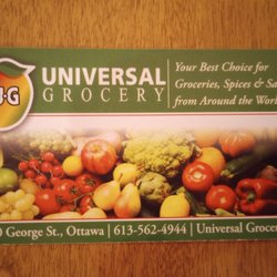 Universal Grocery - Business card.