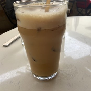 Full Belly - Iced white chocolate horchata latte - Breakfast & Brunch Near Me - San Antonio, Texas Full Belly - Iced white chocolate horchata latte - Breakfast & Brunch Near Me - San Antonio, Texas