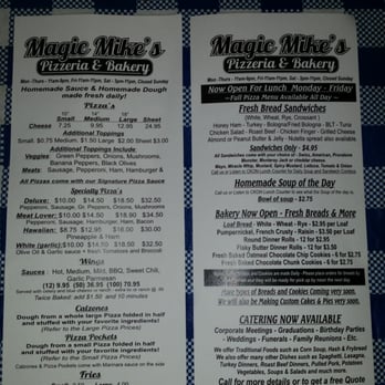 Magic Mike's Pizza - Menu - Pizza Near Me - Akwesasne, Quebec
