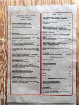 Menu photo 5 Lehká hlava Prague, PR Menu photo 5 Lehká hlava Prague, PR