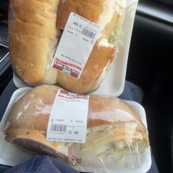 Jacobs & Toney Meats - Half pastrami sub and "famous" ham & cheese
