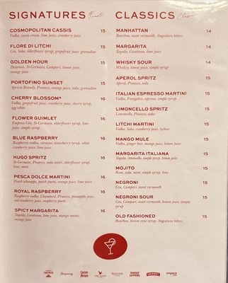 Menu photo 7 Portofino Quebec City, QC Menu photo 7 Portofino Quebec City, QC