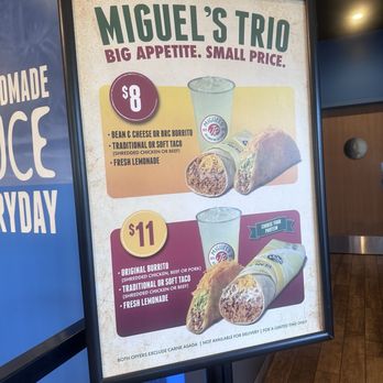 Miguels Jr - $8 trio is a great deal - Mexican Near Me - Eastvale, California Miguels Jr - $8 trio is a great deal - Mexican Near Me - Eastvale, California