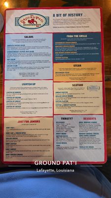 Menu photo 3 Ground Pat'i Grille & Bar Lafayette, LA
