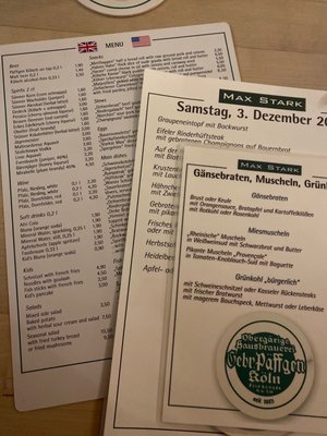 Menu photo 2 Gaststätte Max Stark Cologne, NW