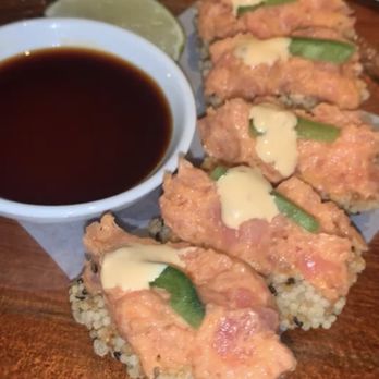 Lure Fishbar - Crispy Rice Spicy Tuna 5PC - Seafood Near Me - New York, New York Lure Fishbar - Crispy Rice Spicy Tuna 5PC - Seafood Near Me - New York, New York