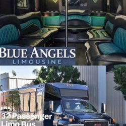 Blue Angels Limo Service - 32 passanger bus to accommodate all the friends and family without leaving anyone out.