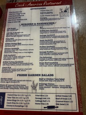 Menu photo 4 Picha's Czech-American Restaurant West, TX Menu photo 4 Picha's Czech-American Restaurant West, TX