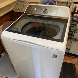 Plesser's Appliances - New washer ordered Tuesday -Clean cloths Wenesday!