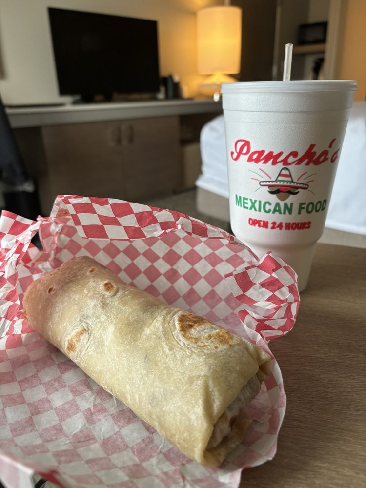 Food from Pancho's Mexican Restaurant