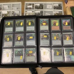 Magic the gathering cards, binder of singles