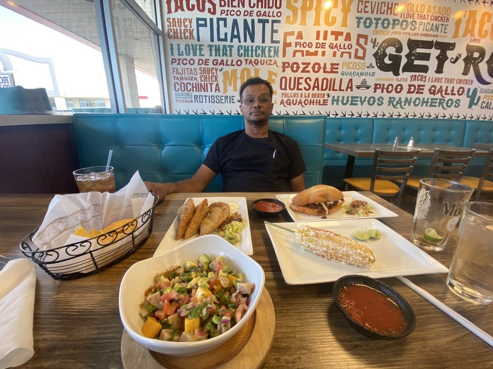 Food from Porfirios Mexican Grill