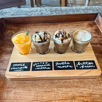 Harlem Java House - Coffee flight - Coffee & Tea Near Me - Harlem, Georgia