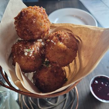 Copper Grill - Mac n cheese balls - New American Near Me - Little Rock, Arkansas