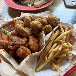 Boneless Wings! I know, chicken nuggets!