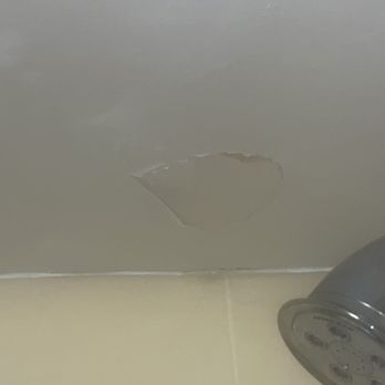 Embassy Suites by Hilton Birmingham - Ceiling peeling in the shower about the your head - Hotels Near Me - Birmingham, Alabama Embassy Suites by Hilton Birmingham - Ceiling peeling in the shower about the your head - Hotels Near Me - Birmingham, Alabama