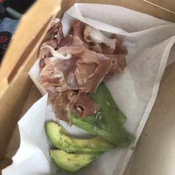 Amara Kitchen - I ordered the avocado toast with prosciutto to go. On my way to Big Bear, I open my food and no toast, just the meat and avocado, wtf?!? - Coffee & Tea Near Me - Los Angeles, California Amara Kitchen - I ordered the avocado toast with prosciutto to go. On my way to Big Bear, I open my food and no toast, just the meat and avocado, wtf?!? - Coffee & Tea Near Me - Los Angeles, California