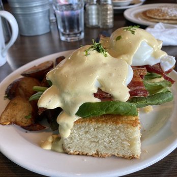Toast - You guys.... This Benny is the bomb.com Order it with the biscuit - insanity. Love this place - Breakfast & Brunch Near Me - Ferndale, Michigan Toast - You guys.... This Benny is the bomb.com Order it with the biscuit - insanity. Love this place - Breakfast & Brunch Near Me - Ferndale, Michigan