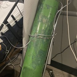 Bronx Center - The oxygen tank they gave my father cause he needed it. Why is this so 1975?