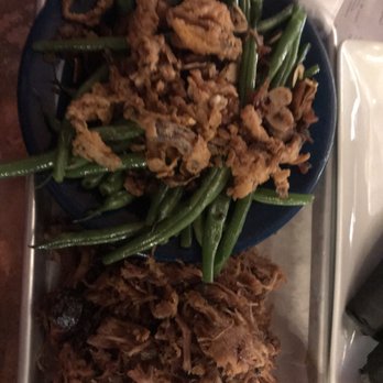 Comery Block Barbecue - Green beans and smoked pork belly - Barbeque Near Me - Calgary, Alberta