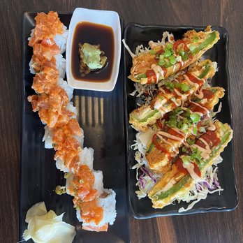 Imura Japanese Restaurant - 1/2 order of the jalapeño poppers and the Ocean 7. It was perfect. So much flavor and the amount of fish was amazing. - Japanese Near Me - Watsonville, California