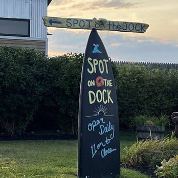 The Spot on the Dock - Sign - Seafood Near Me - Burlington, Vermont The Spot on the Dock - Sign - Seafood Near Me - Burlington, Vermont