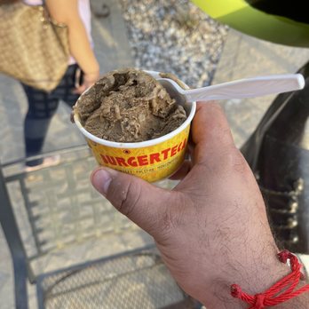 Burgerteca - Coffee flavored ice cream, very strong and VERY TASTY!!! - Burgers Near Me - San Antonio, Texas
