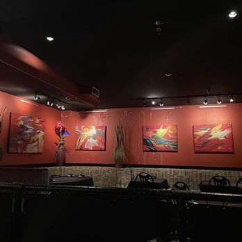 Jazz'd Tapas Bar - This art was just past our table, giving a deep velvety feel to the room - Tapas Bars Near Me - Savannah, Georgia Jazz'd Tapas Bar - This art was just past our table, giving a deep velvety feel to the room - Tapas Bars Near Me - Savannah, Georgia