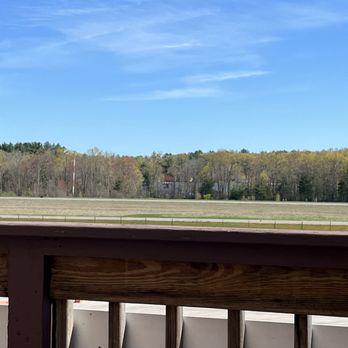 Midfield Cafe - View of the runway from the deck. - Breakfast & Brunch Near Me - Nashua, New Hampshire