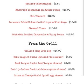 Yakitori Hachibei - Menu (02/2022) - Japanese Near Me - Honolulu, Hawaii Yakitori Hachibei - Menu (02/2022) - Japanese Near Me - Honolulu, Hawaii