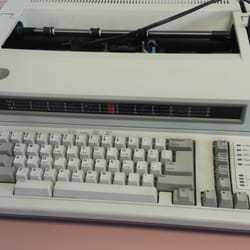 Parkland-Spanaway Pierce County Library - A typewriter in the study room!