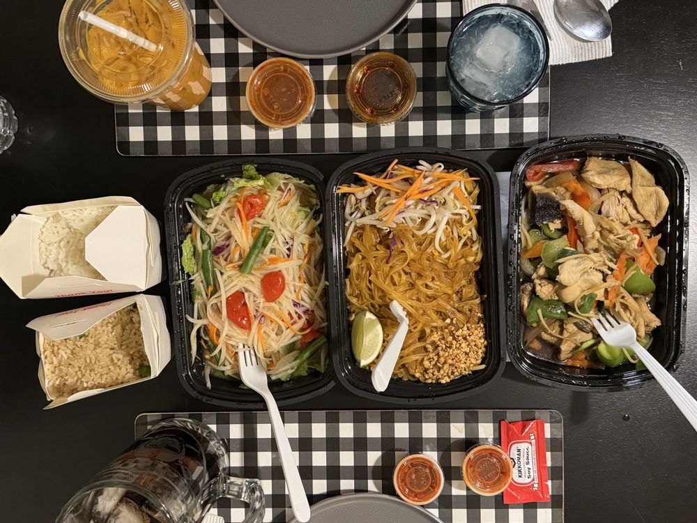 Food from TK Thai Cuisine