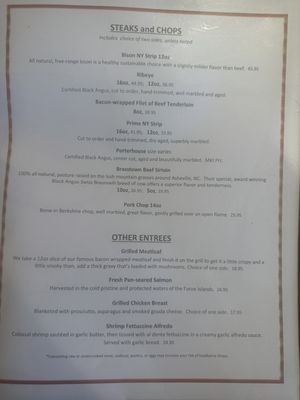 Menu photo 5 Buffalo Chophouse Port Saint Lucie, FL