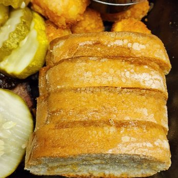 OurHouseKC - The slices of baguette that came with the smoked platter. - Gastropubs Near Me - Kansas City, Missouri
