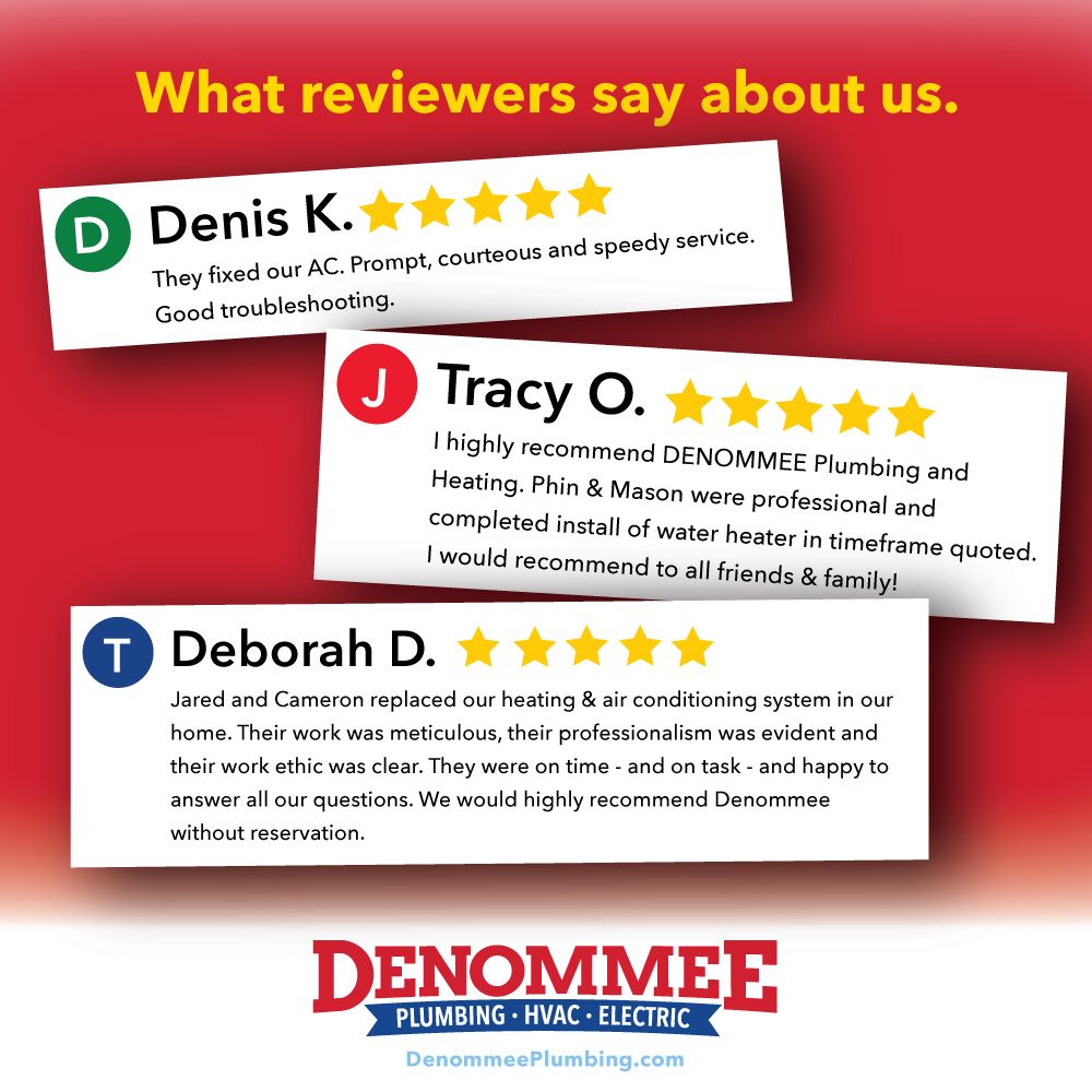 Slide of Denommee Plumbing, HVAC & Electric