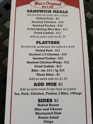Menu photo 4 Moe's Original BBQ Rome, GA
