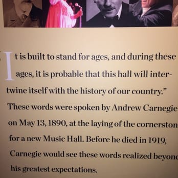 Carnegie Hall - The man had a vision - Music Venues Near Me - New York, New York Carnegie Hall - The man had a vision - Music Venues Near Me - New York, New York