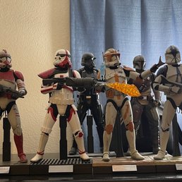 Got commander Cody , incinerator trooper and og Mando from this store , guy was helpful and attentive