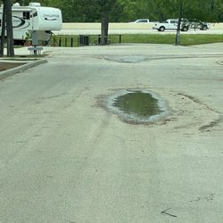 Majestic Pines - A sinkhole waiting to happen. Always filled with water. Even in a drought.