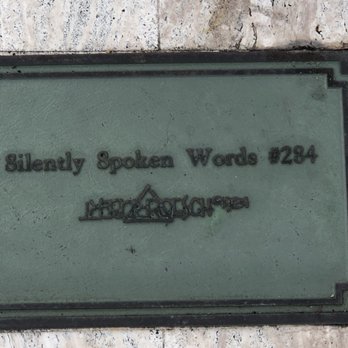 Silently Spoken Words #284 - Public Art Near Me - Boca Raton, Florida Silently Spoken Words #284 - Public Art Near Me - Boca Raton, Florida