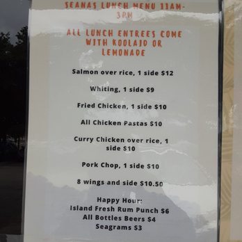 Seana's - Menu - Caribbean Near Me - Orlando, Florida Seana's - Menu - Caribbean Near Me - Orlando, Florida