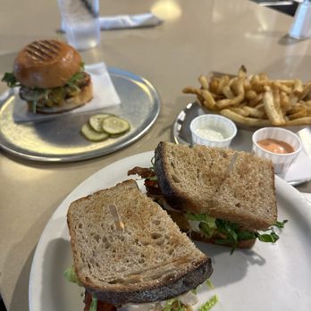 Moo Creamery - PB B Burger and Turkey Avocado sandwich with bacon - Burgers Near Me - Bakersfield, California