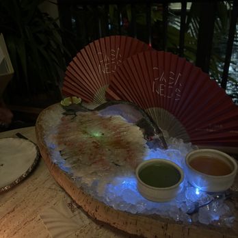 Casa Neos - Sea bream sashimi - Mediterranean Near Me - Miami, Florida
