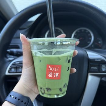 Hoji - Matcha latte - Bubble Tea Near Me - Redlands, California Hoji - Matcha latte - Bubble Tea Near Me - Redlands, California