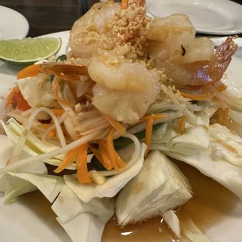 Thai Palm Restaurant - Papaya Salad with shrimp - Thai Near Me - North Charleston, South Carolina Thai Palm Restaurant - Papaya Salad with shrimp - Thai Near Me - North Charleston, South Carolina