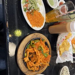 Lunch fajitas. Lunch fajitas.