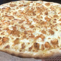 Halal Brothers Pizzeria - Buffalo chicken pizza.