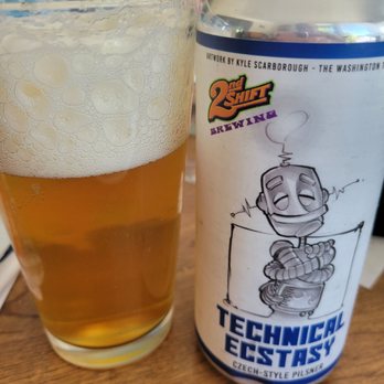 2nd Shift Brewing - Technical Ecstasy,  a nice clean Czech style pilsner! - Breweries Near Me - St. Louis, Missouri