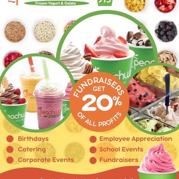Peachwave 915 - a flyer for the event - Ice Cream & Frozen Yogurt Near Me - El Paso, Texas